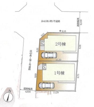 【値下げ】平塚市花水台第６　新築戸建て（１号棟）